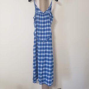 Old Navy Blue Plaid Sun Dress